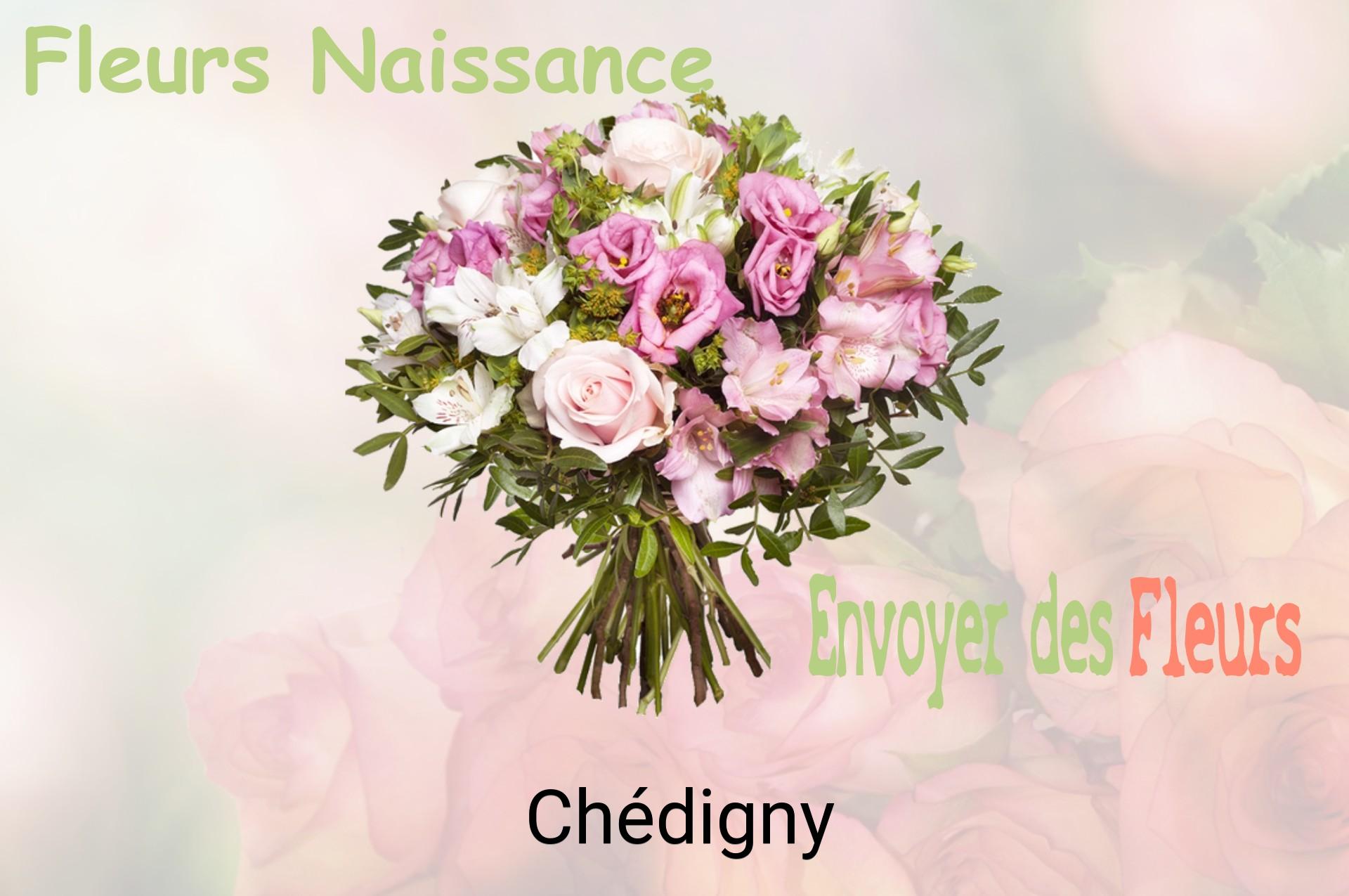 Bouquet de fleurs de naissance livré à Chédigny